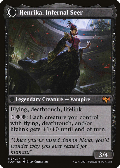 Henrika Domnathi (VOW-119) - Innistrad: Crimson Vow: (Double Faced Transform) Foil