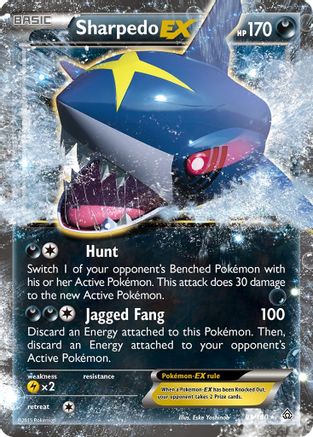 Sharpedo EX 091/160  - Holofoil XY  Primal Clash - Ultra Rare