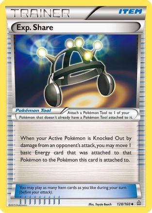 Exp. Share 128/160  XY  Primal Clash - Uncommon