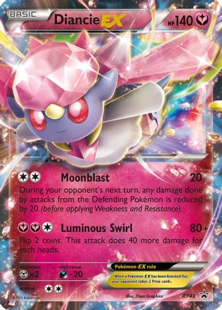 Diancie EX XY43  - Holofoil XY Promos - Promo
