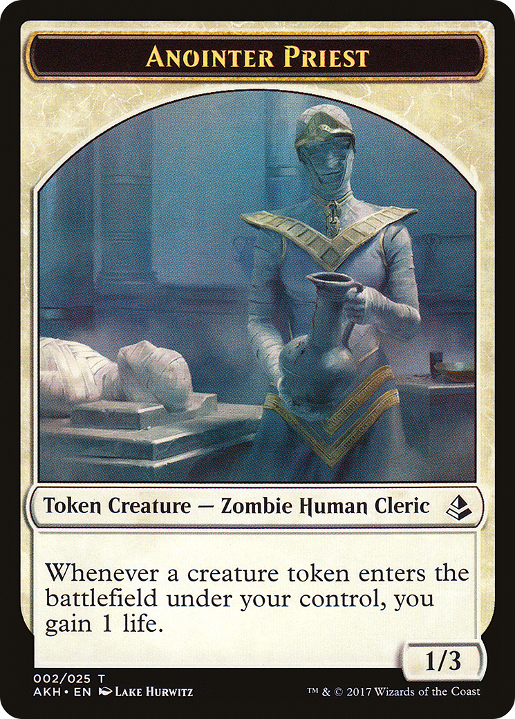 Anointer Priest Token (AKH-002) - Amonkhet Tokens