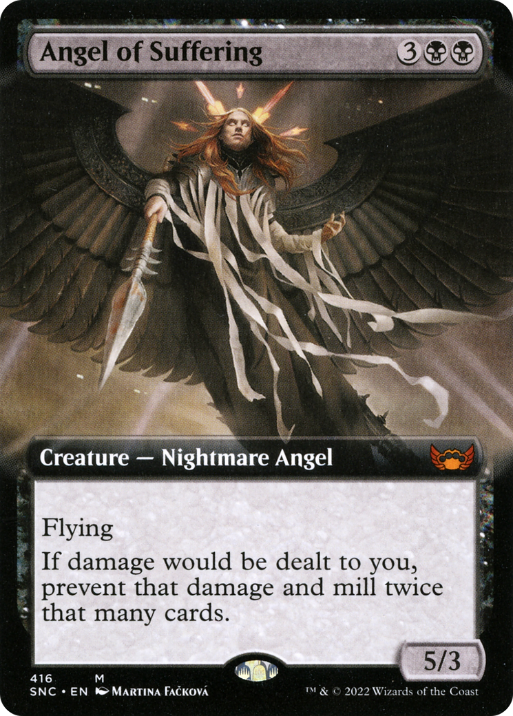 Angel of Suffering (Extended Art) (SNC-416) - Streets of New Capenna: (Extended Art)