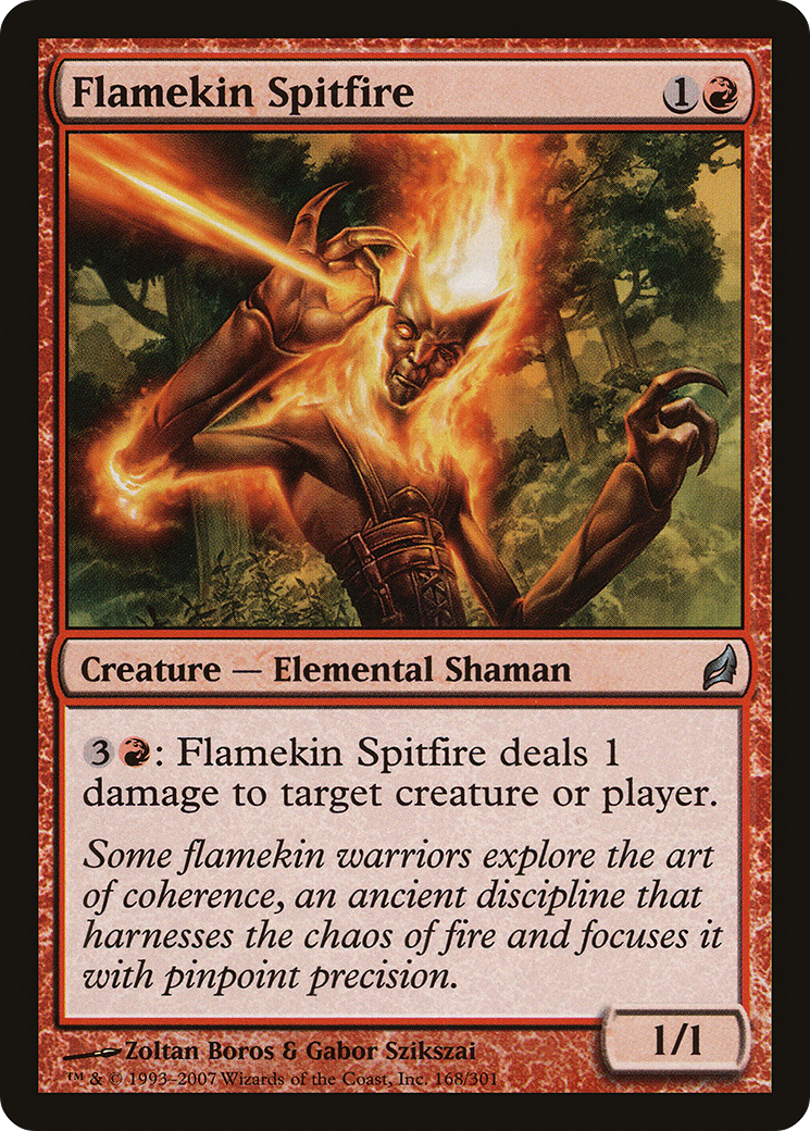 Flamekin Spitfire (LRW-168) - Lorwyn Foil