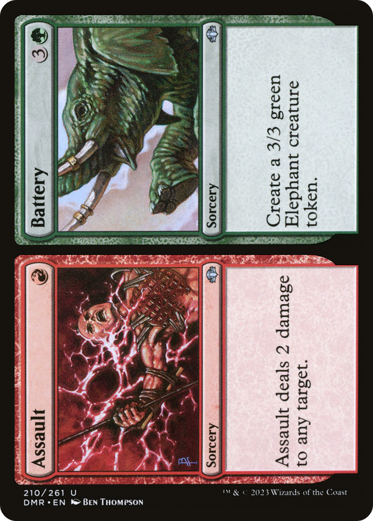 Assault // Battery (DMR-210) - Dominaria Remastered