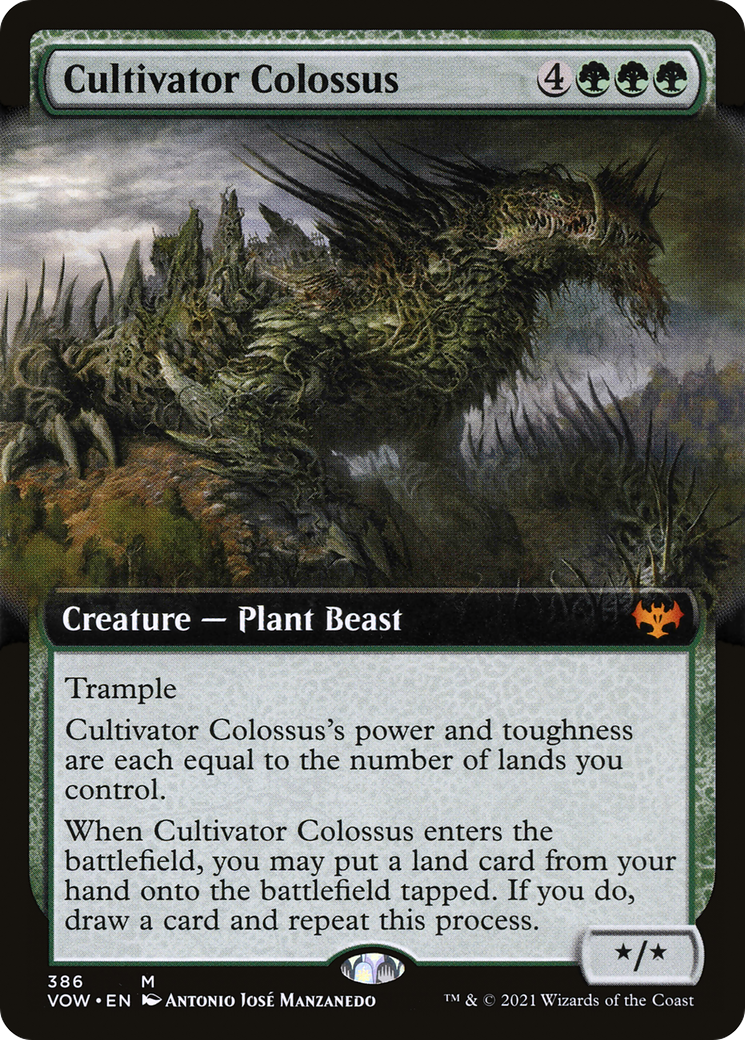 Cultivator Colossus (Extended Art) (VOW-386) - Innistrad: Crimson Vow: (Extended Art) Foil