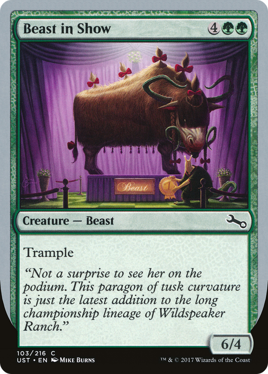 Beast in Show (D) (UST-103D) - Unstable Foil