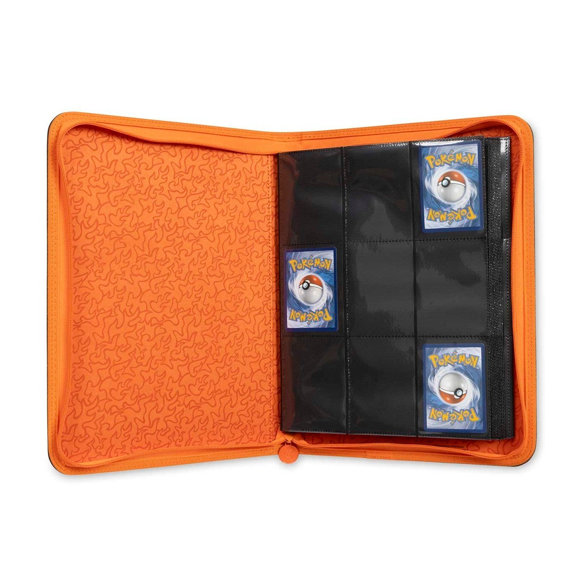 Pokémon TCG: Scorching Charizard Premium Zip Binder - Pokémon Center