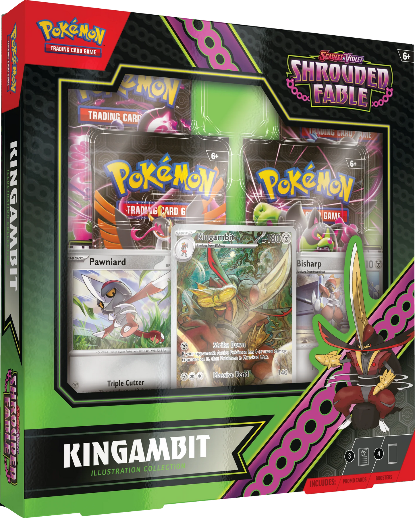Pokémon SV Shrouded Fable Kingambit Illustration Collection