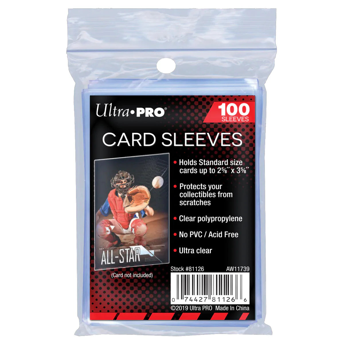 Ultra Pro - Card Sleeves - "Penny Sleeves" - 100 Count