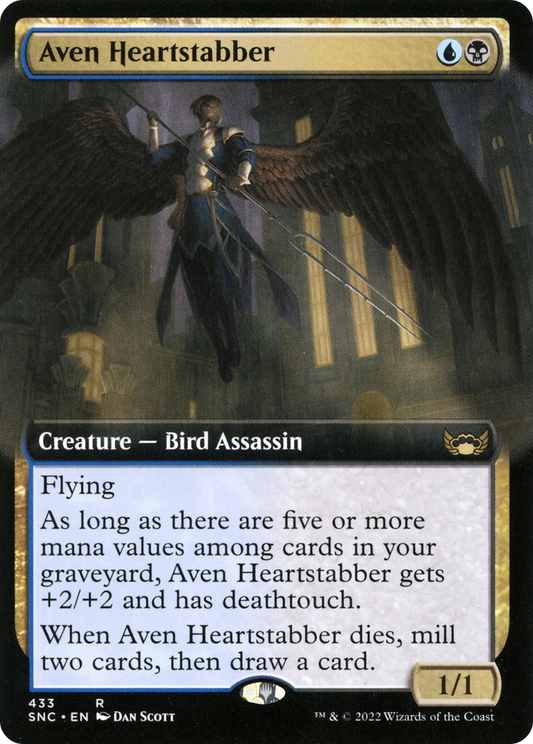 Aven Heartstabber (Extended Art) (SNC-433) - Streets of New Capenna: (Extended Art)