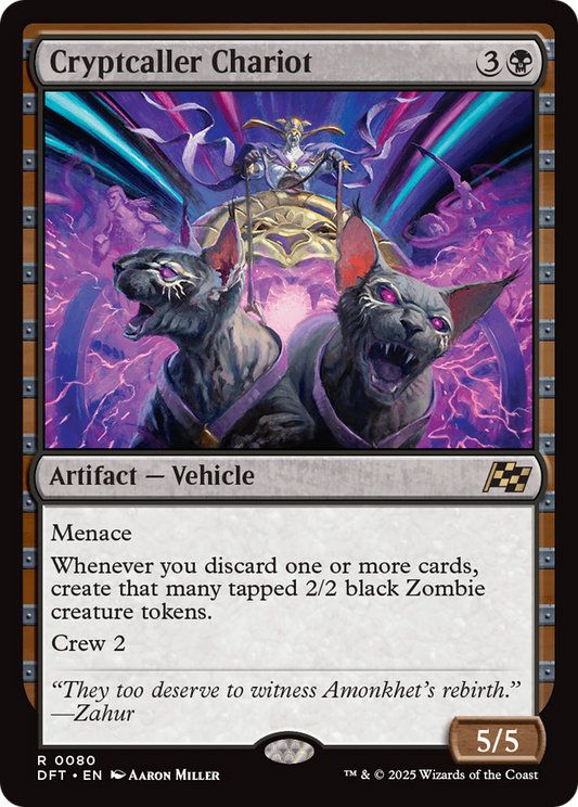 Cryptcaller Chariot (DFT-080) - Aetherdrift Foil