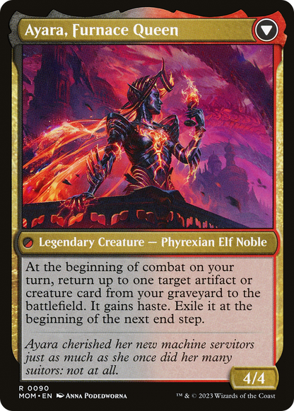 Ayara, Widow of the Realm (MOM-090) - March of the Machine