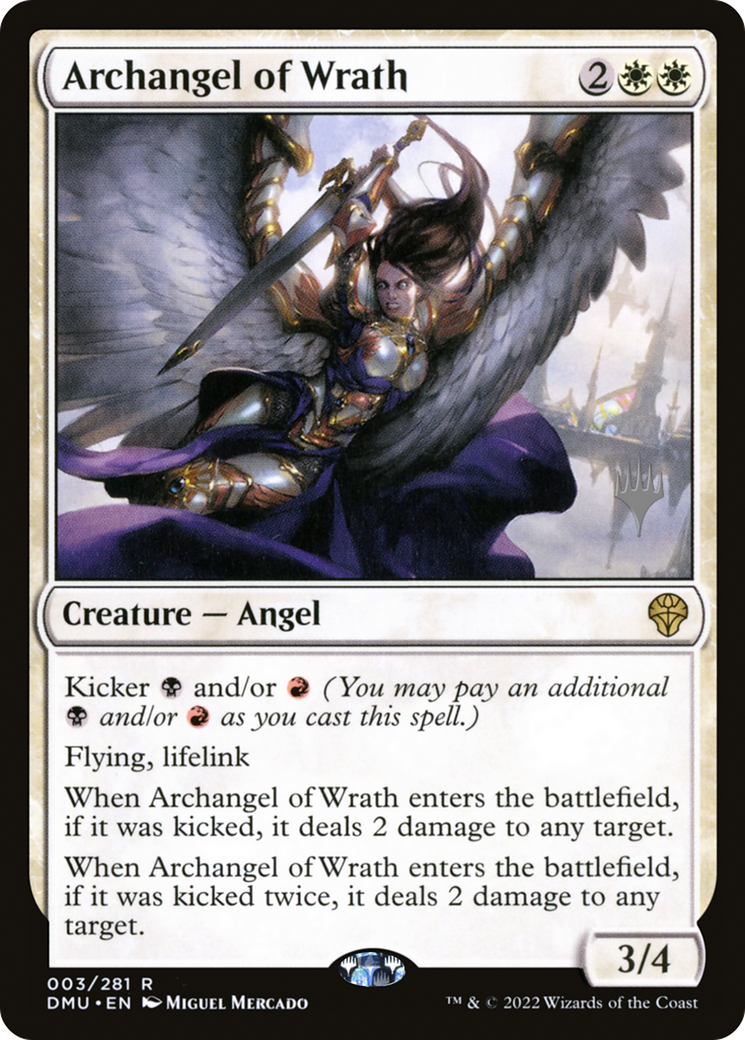 Archangel of Wrath (PPDMU-003) - Dominaria United Promos