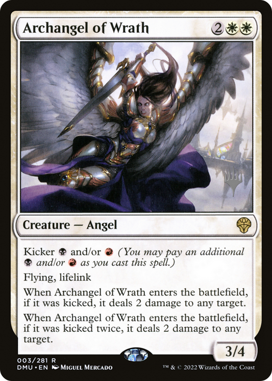 Archangel of Wrath (PPDMU-003) - Dominaria United Promos