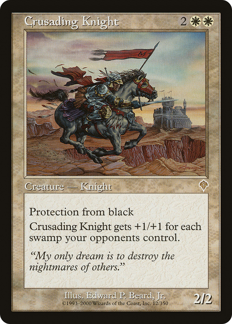 Crusading Knight (INV-012) - Invasion Foil