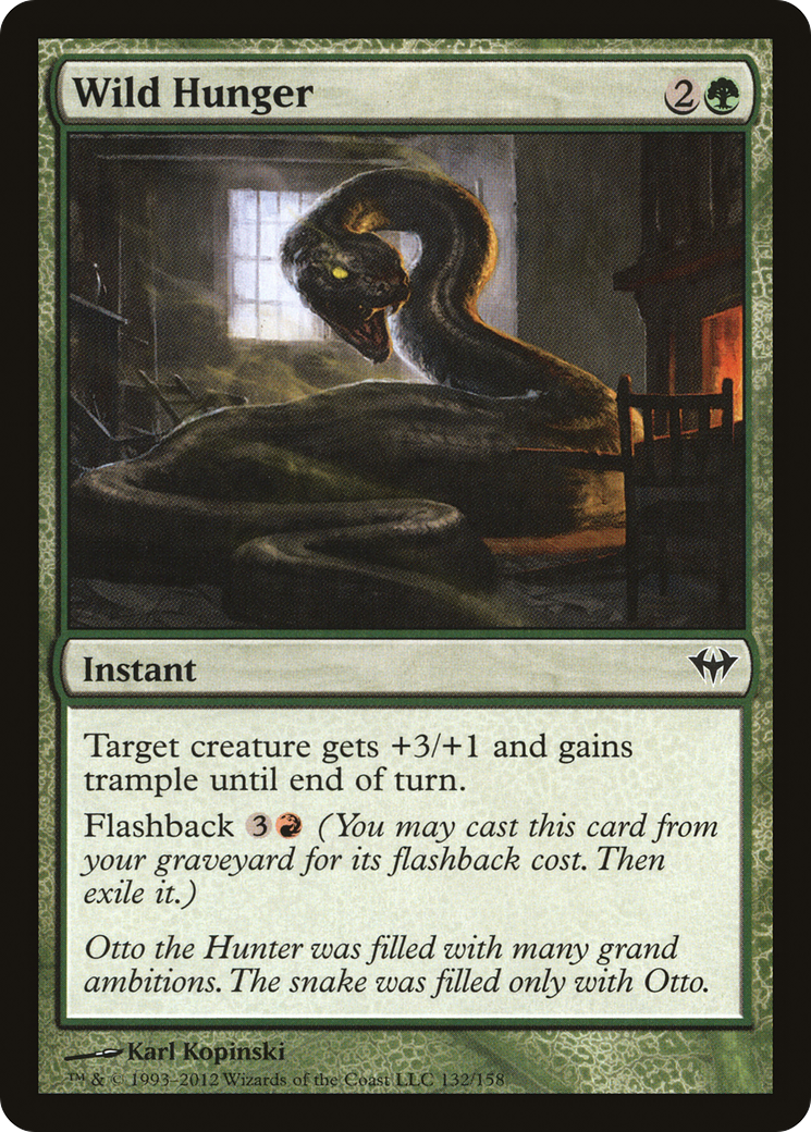 Wild Hunger (DKA-132) - Dark Ascension Foil