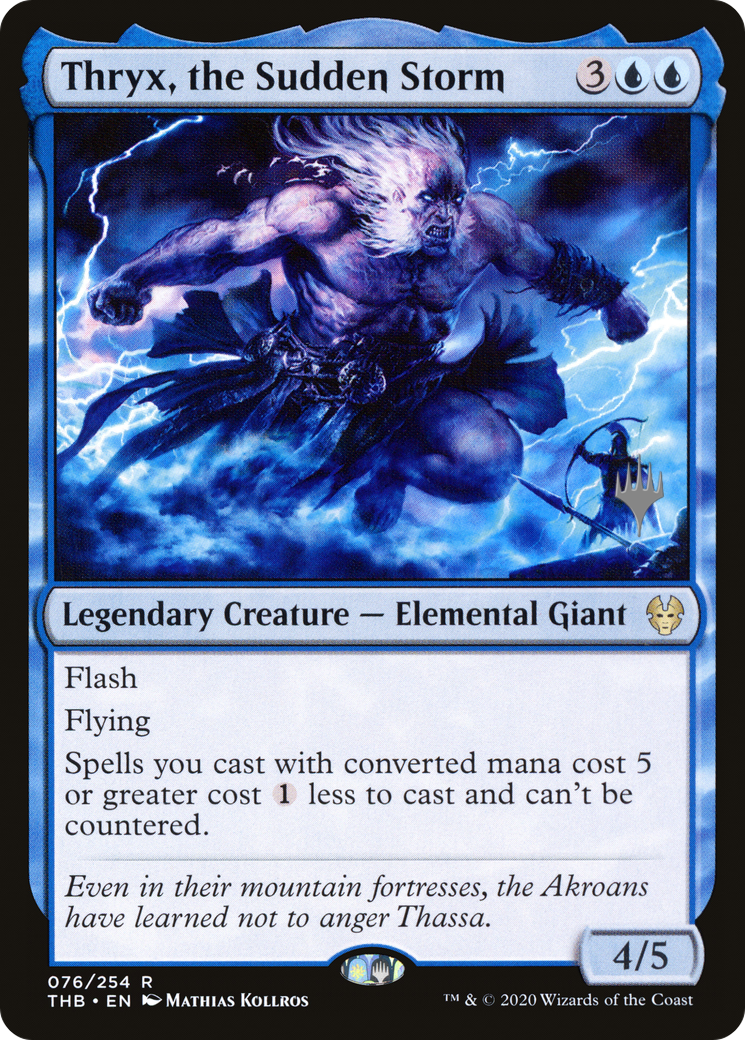 Thryx, the Sudden Storm (PPTHB-76P) - Theros Beyond Death Promos