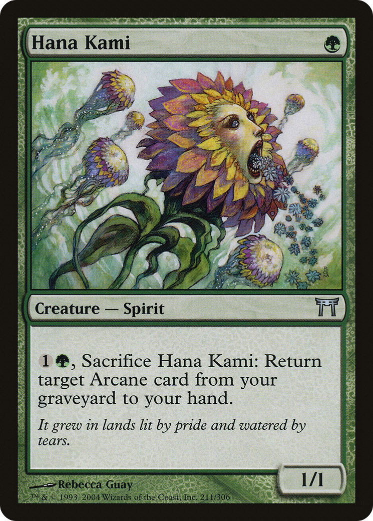 Hana Kami (CHK-211) - Champions of Kamigawa
