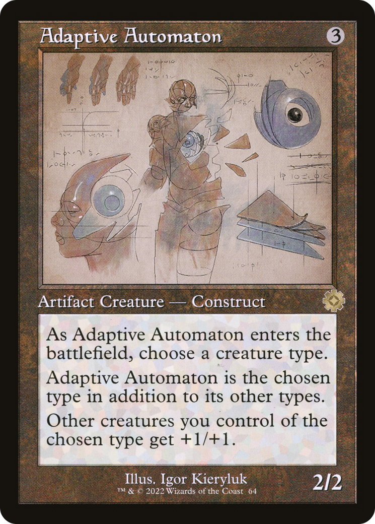 Adaptive Automaton (Schematic) (BRR-064) - The Brothers' War Retro Artifacts Foil