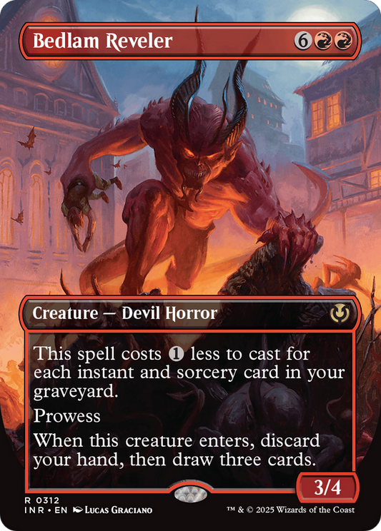Bedlam Reveler (INR-312) - Innistrad Remastered (Borderless) Foil