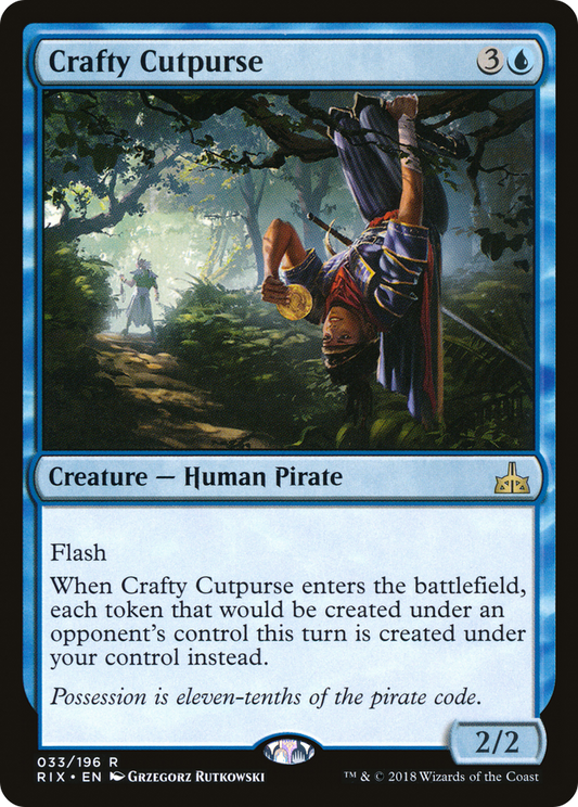 Crafty Cutpurse (RIX-033) - Rivals of Ixalan Foil
