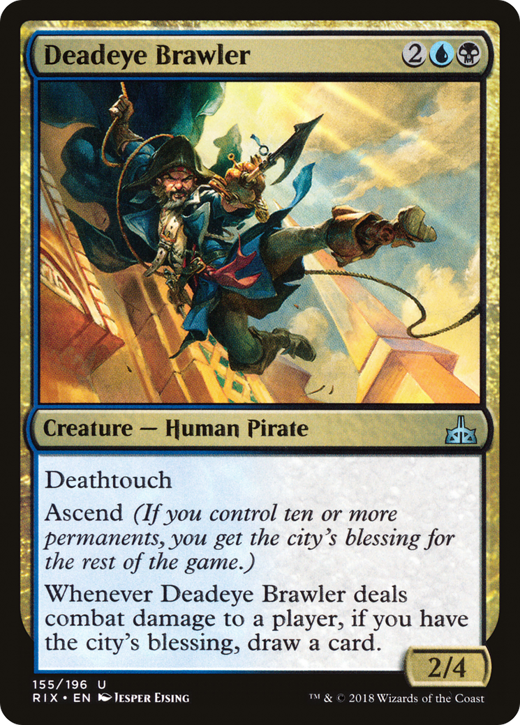 Deadeye Brawler (RIX-155) - Rivals of Ixalan