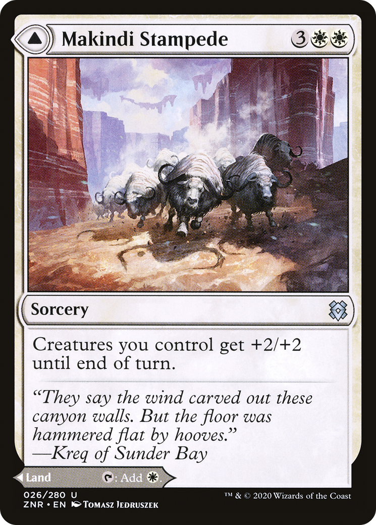 Makindi Stampede (ZNR-026) - Zendikar Rising