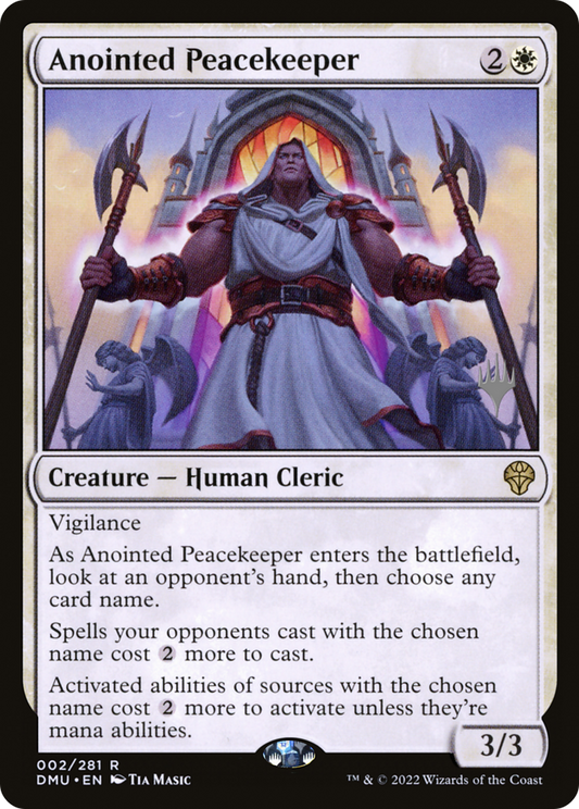 Anointed Peacekeeper (PPDMU-002) - Dominaria United Promos Foil