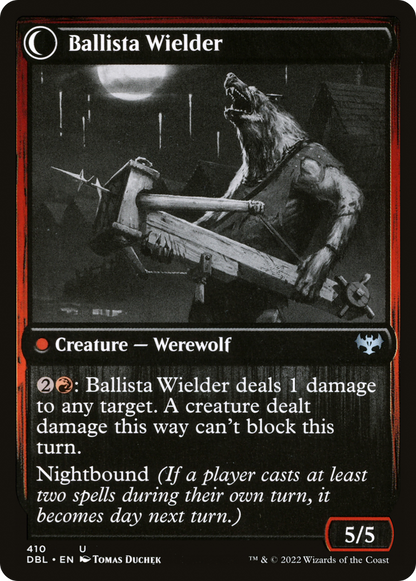 Ballista Watcher (DBL-410) - Innistrad: Double Feature: (Double Faced Transform) Foil