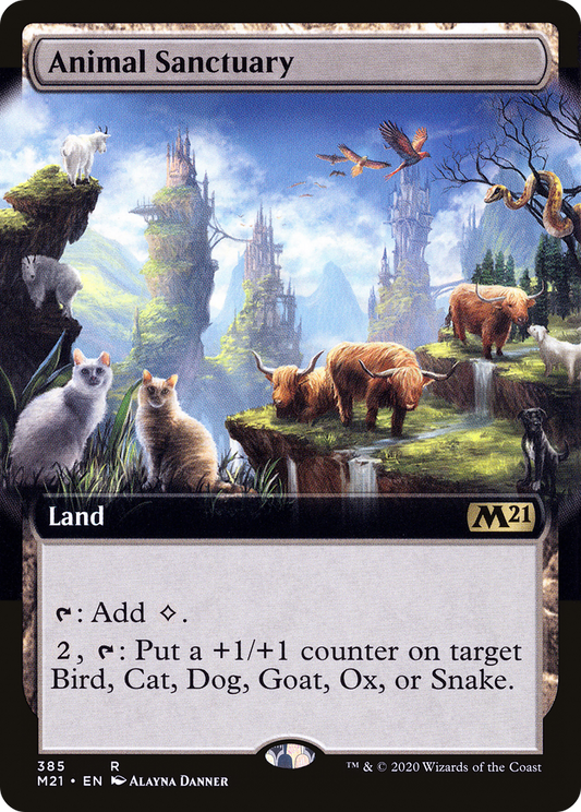 Animal Sanctuary (Extended Art) (M21-385) - Core Set 2021: (Extended Art)