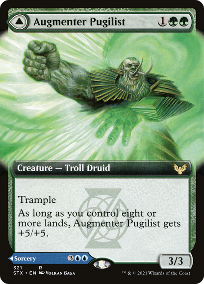 Augmenter Pugilist // Echoing Equation (STX-321) - Strixhaven: School of Mages: (Extended Art)