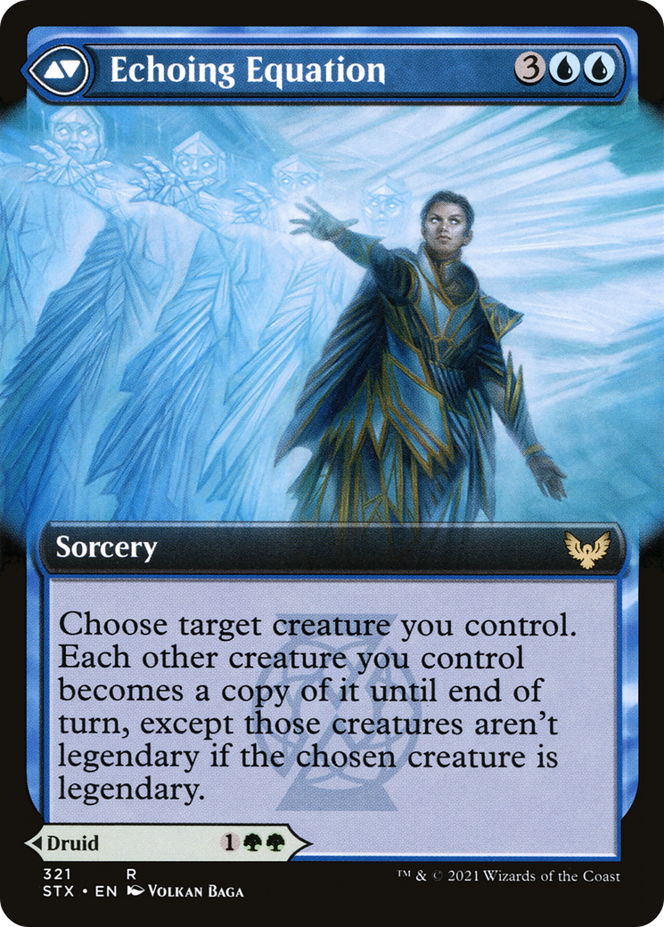 Augmenter Pugilist // Echoing Equation (STX-321) - Strixhaven: School of Mages: (Extended Art)