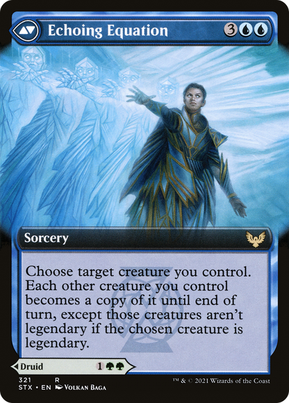 Augmenter Pugilist // Echoing Equation (STX-321) - Strixhaven: School of Mages: (Extended Art)