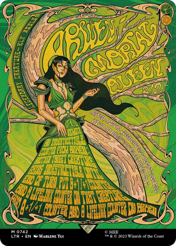 Arwen, Mortal Queen (Borderless Poster) (LTR-742) - The Lord of the Rings: Tales of Middle-earth (Borderless) Foil