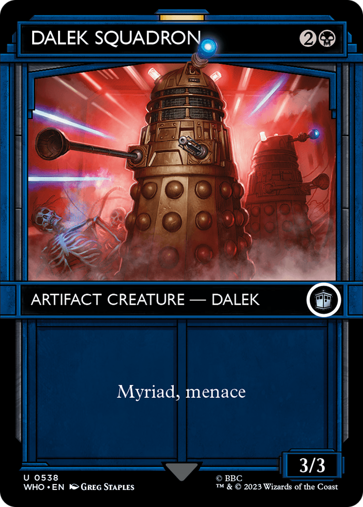 Dalek Squadron (Showcase) (WHO-538) - Doctor Who: (Showcase) (Borderless) Foil