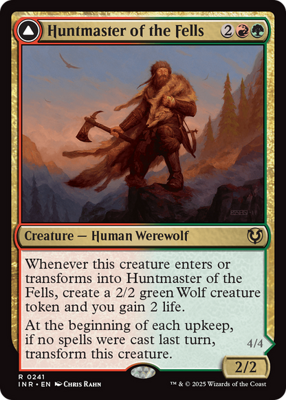 Huntmaster of the Fells // Ravager of the Fells (INR-241) - Innistrad Remastered
