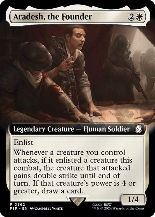 Aradesh, the Founder (Extended Art) (PIP-362) - Fallout: (Extended Art) Foil