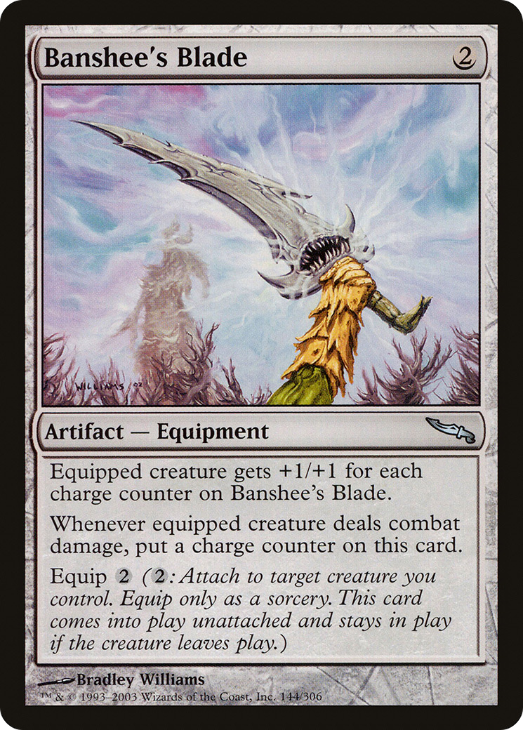 Banshee's Blade (MRD-144) - Mirrodin Foil