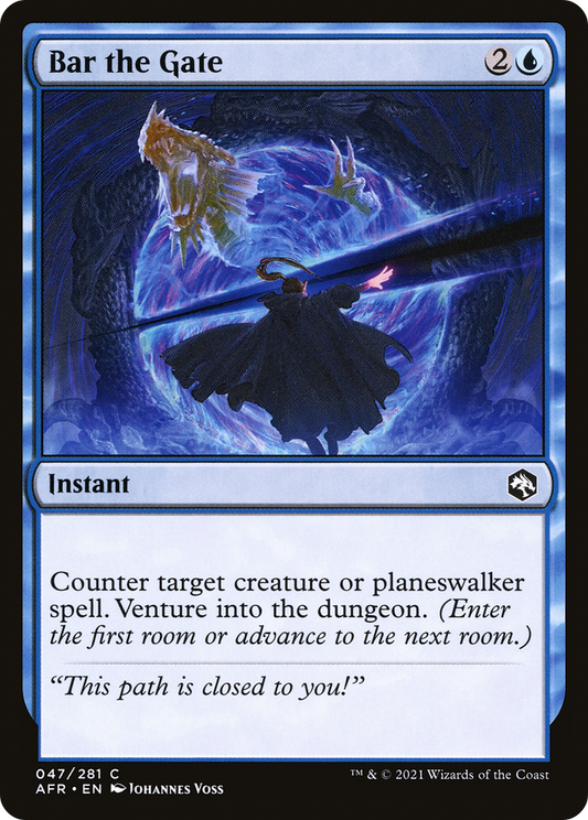 Bar the Gate (AFR-047) - Adventures in the Forgotten Realms Foil