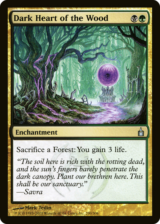 Dark Heart of the Wood (RAV-200) - Ravnica: City of Guilds Foil