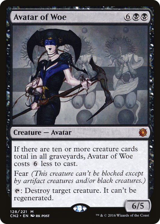 Avatar of Woe (CN2-128) - Conspiracy: Take the Crown Foil