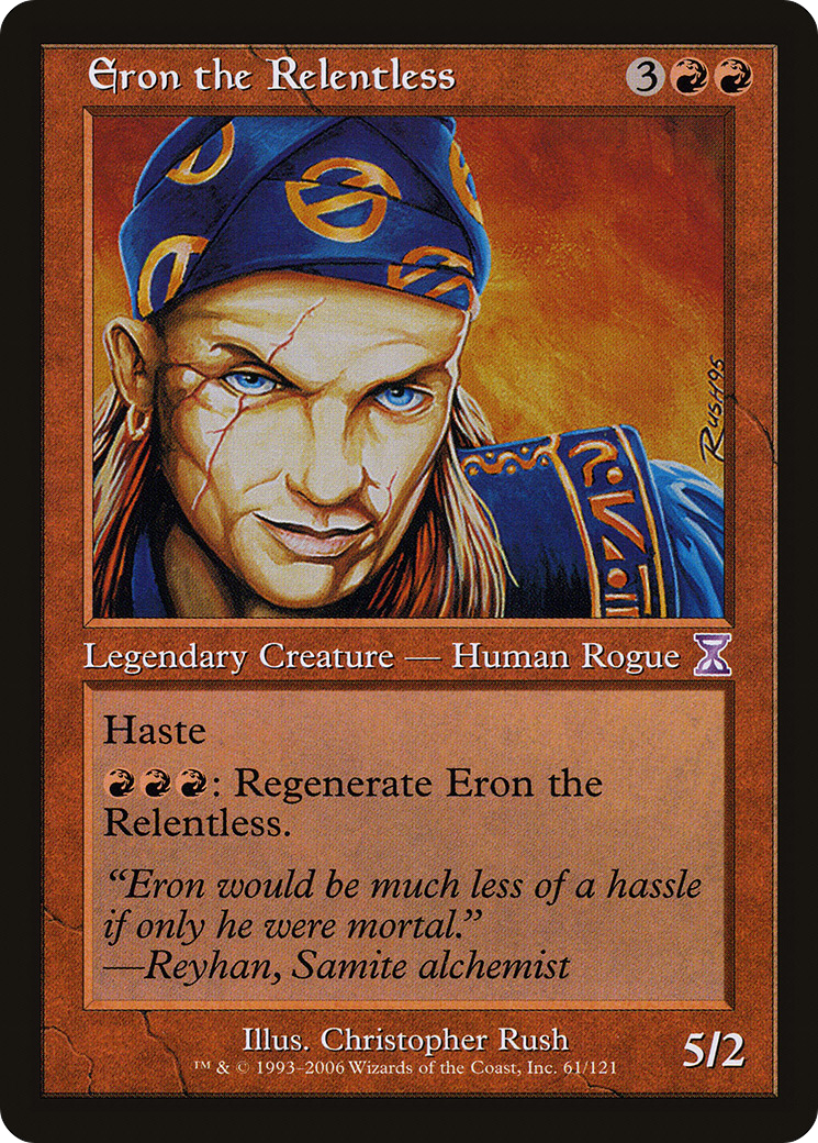 Eron the Relentless (TSB-061) - Time Spiral Timeshifted Foil
