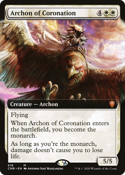 Archon of Coronation (Extended Art) (CMR-616) - Commander Legends: (Extended Art) Foil