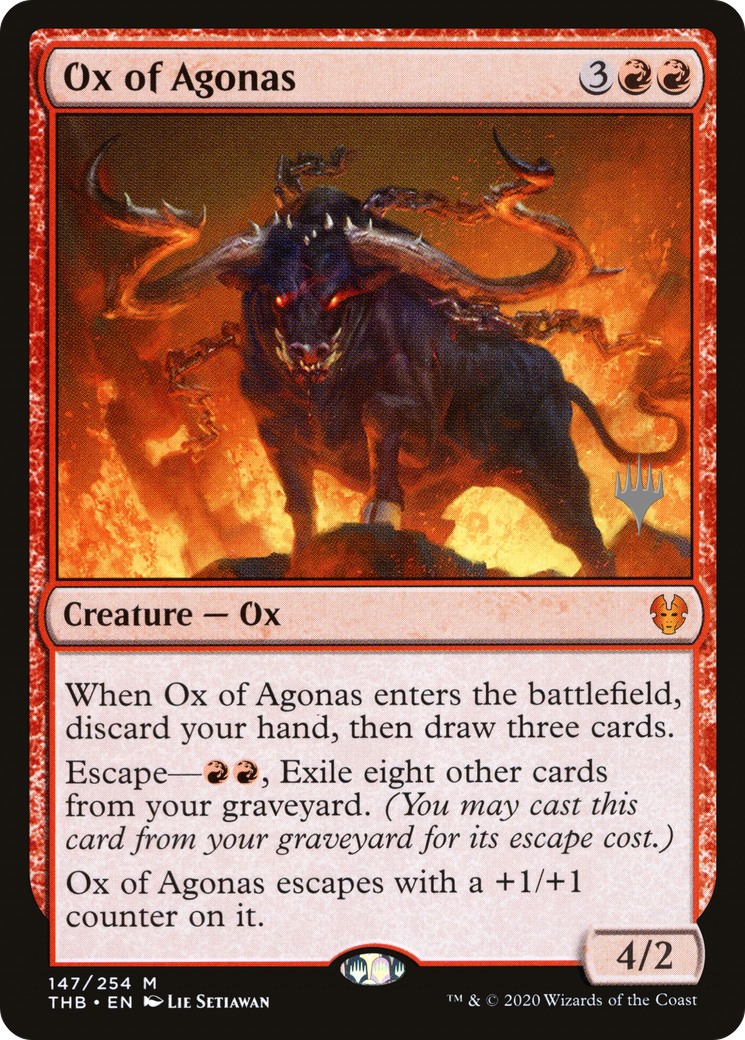 Ox of Agonas (PPTHB-147P) - Theros Beyond Death Promos Foil