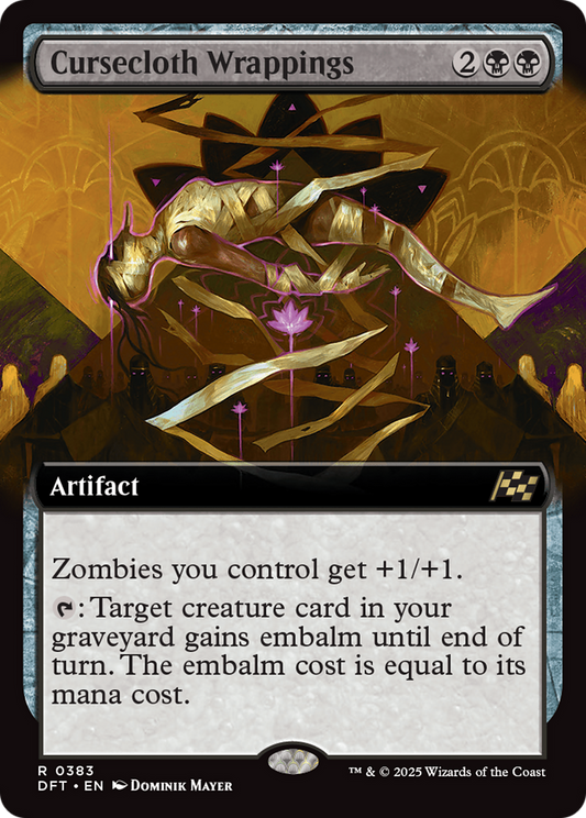 Cursecloth Wrappings (DFT-383) - Aetherdrift: (Extended Art)