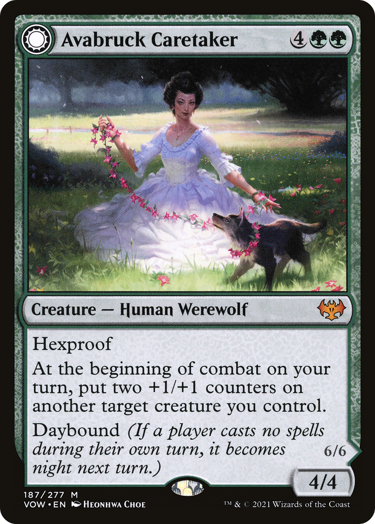 Avabruck Caretaker (VOW-187) - Innistrad: Crimson Vow: (Double Faced Transform)