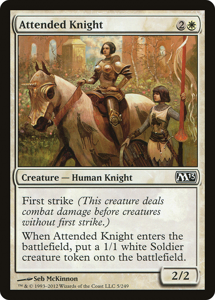 Attended Knight (M13-005) - Magic 2013