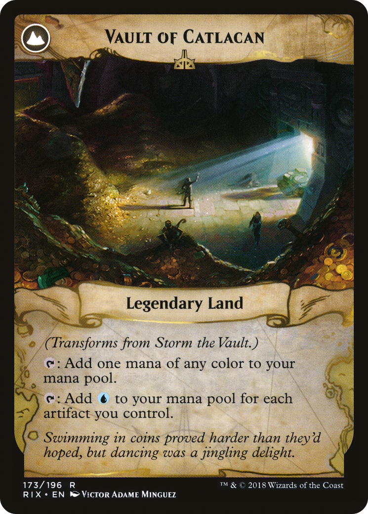 Storm the Vault (RIX-173) - Rivals of Ixalan: (compasslanddfc) Foil