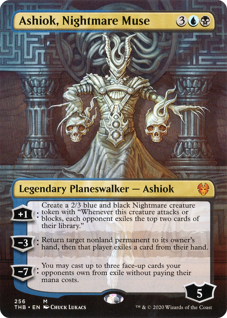 Ashiok, Nightmare Muse (Borderless) (THB-256) - Theros Beyond Death (Borderless)