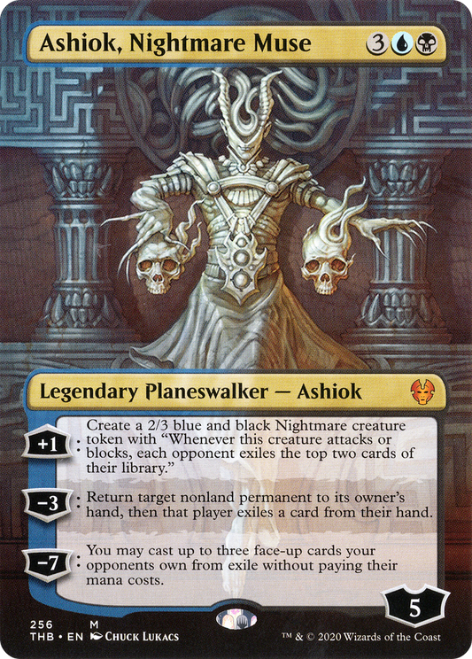 Ashiok, Nightmare Muse (Borderless) (THB-256) - Theros Beyond Death (Borderless)